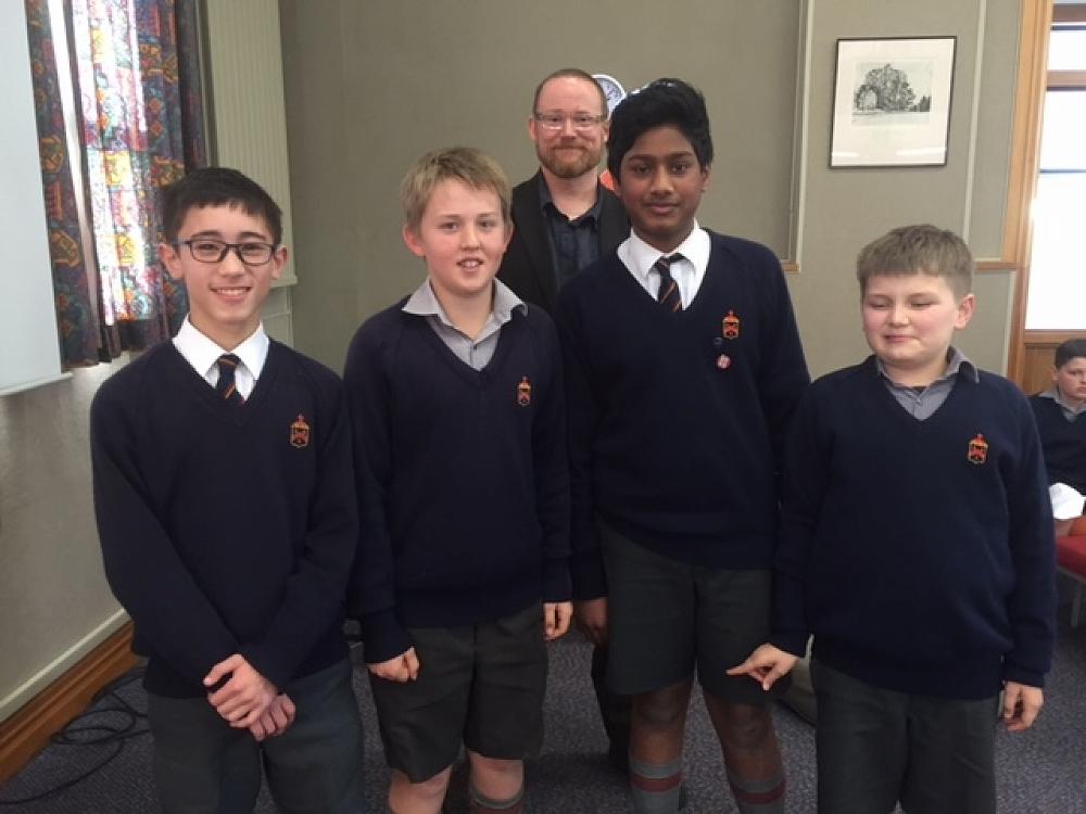 From left William Tong, &nbsp;Alex Wilson, Richard Davison, Sheon Luxmanan and Toby Wafer