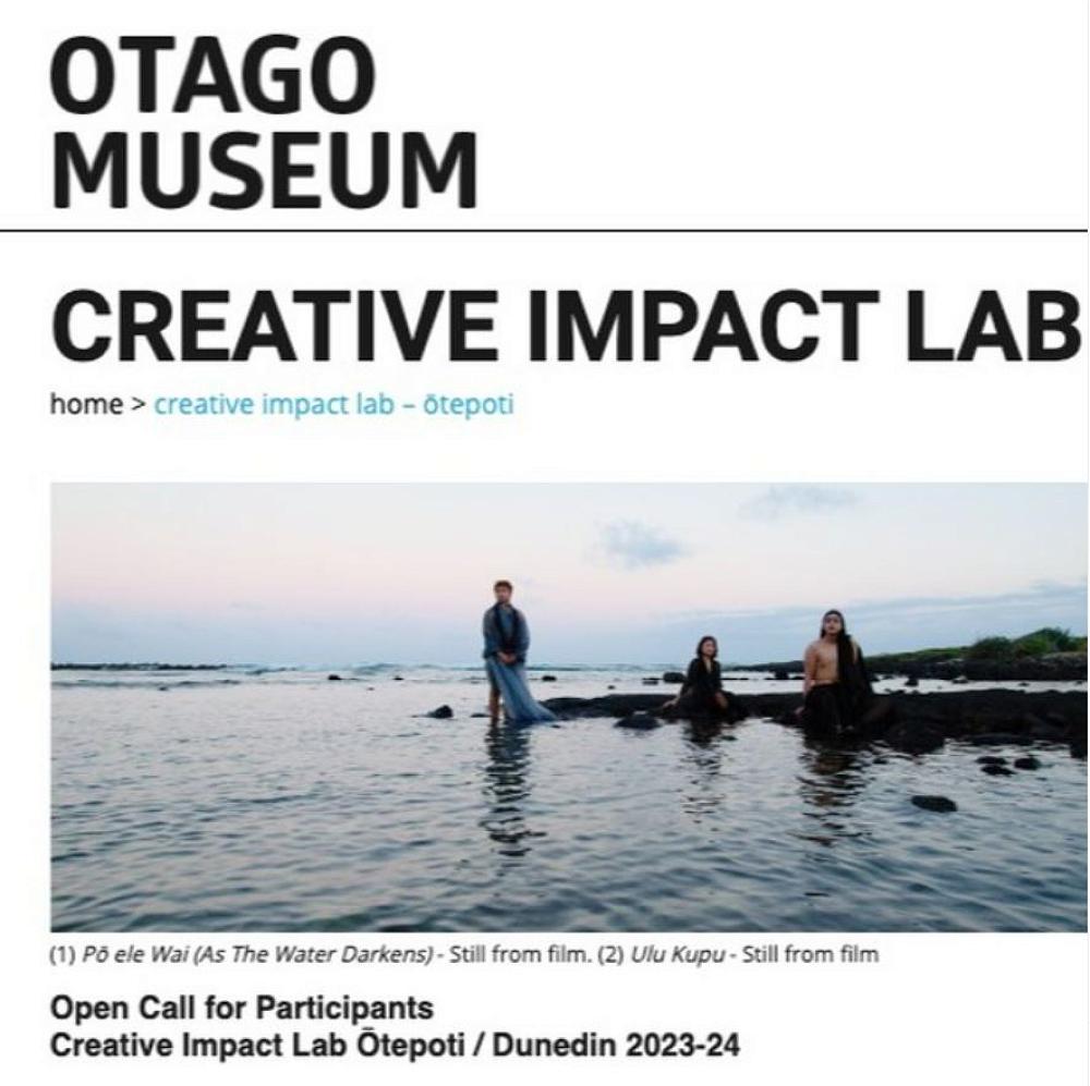 Creative Impact Lab Ōtepoti / Dunedin 2023-24