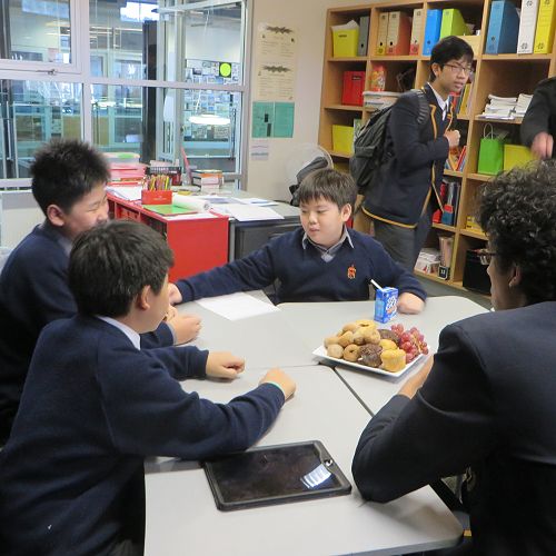 International morning tea