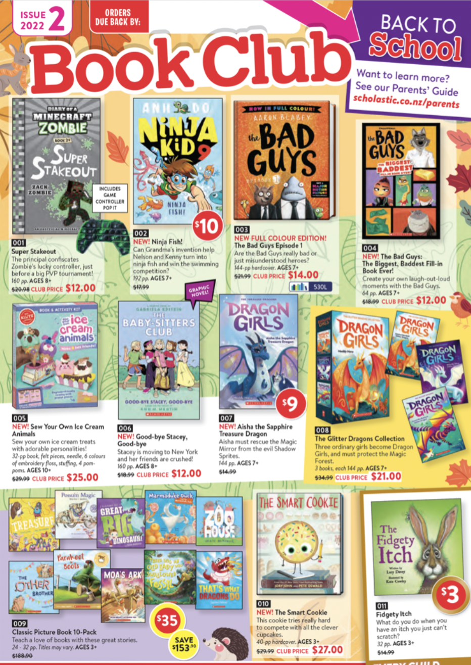 Issue 2 Scholastic Book Club 2022