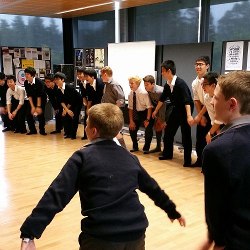 Ichikawa visit 2017. Enjoying a spot of 'drama'! 