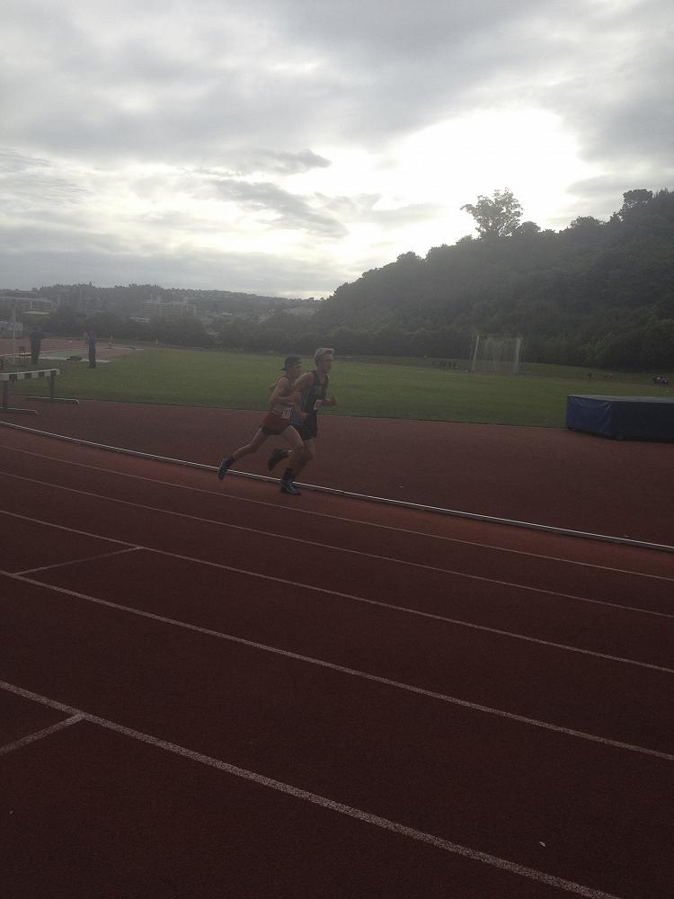 Oliver Chignell on his way to setting a new 1500m record