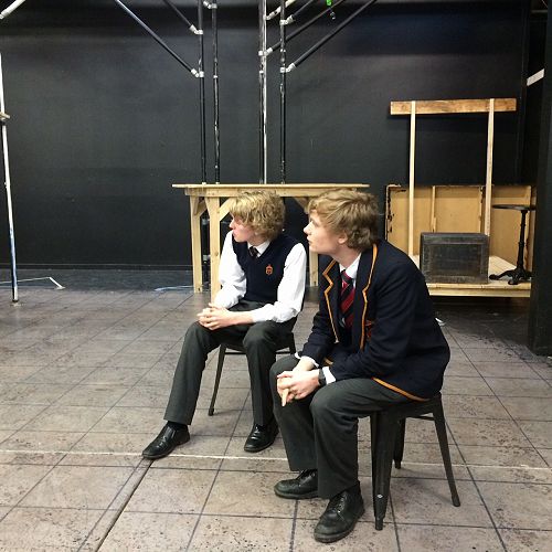 Liam Miller (Captain) and Henry Ward, Theatresports STAC competition 2016