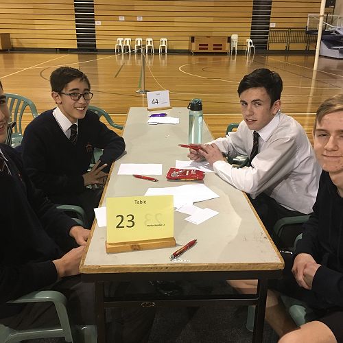 Year 10 Team - Ali, William, Mason and Jed