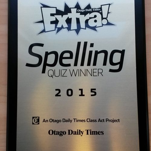 Defending the Title - 2015 Yr 9 & 10 Spelling Winners