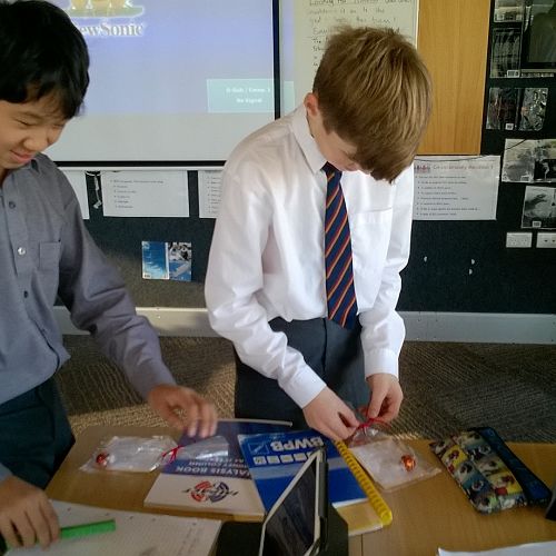 Focused work from Year 9!