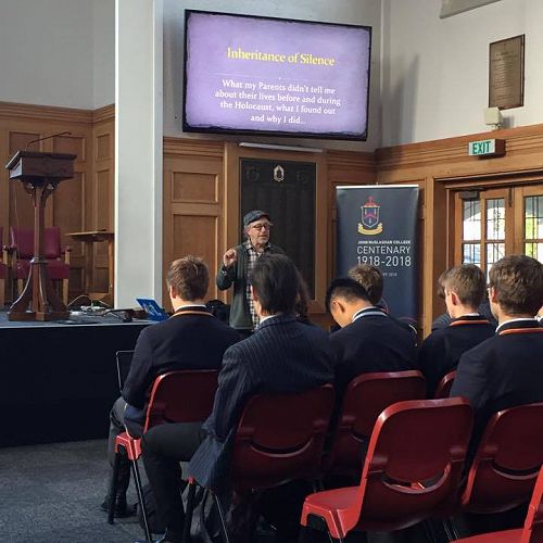 New Zealand Holocaust Centre Visit to John McGlashan College