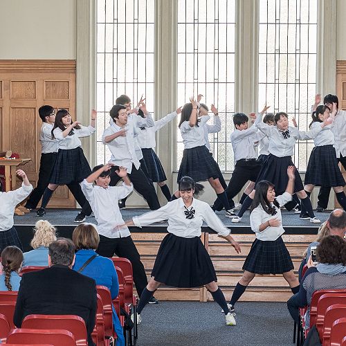 Ichikawa High School Farewell - Song & Dance Performance - John McGlashan College Chapel