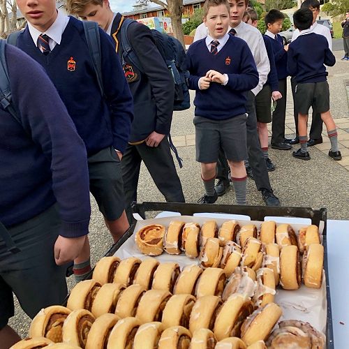 'Schneckennudeln' from Germany - always a crowd pleaser!