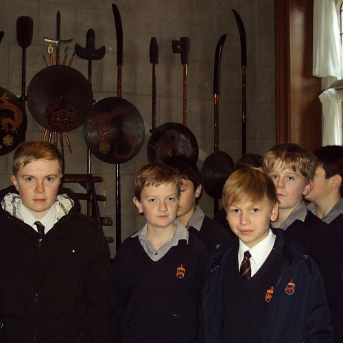 Armoury in the vestibule