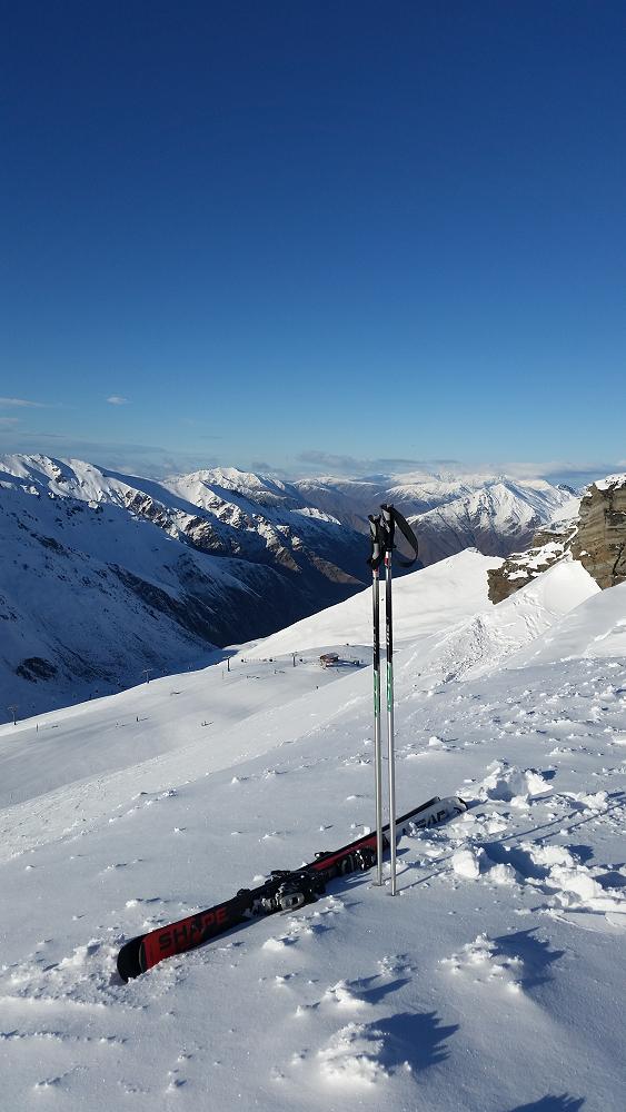 View from the top - Treble Cone, Wanaka