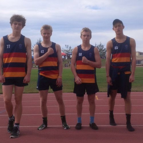 JMC winning relay team (U15), &nbsp;South Island Secondary School Athletic Championships