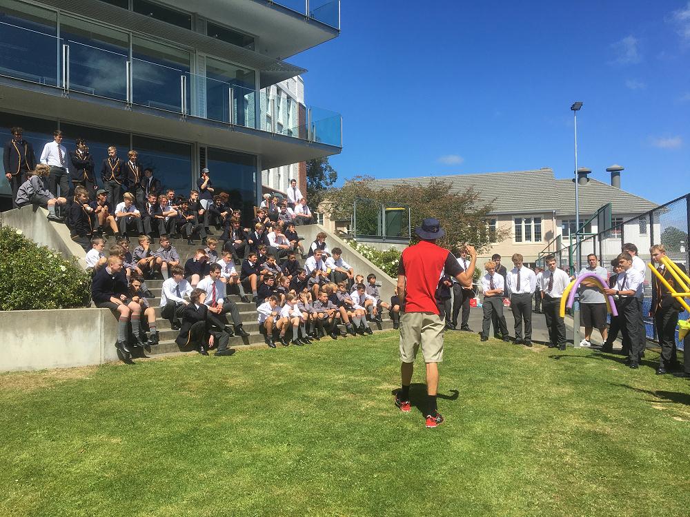 Year 7&13 BBQ and Games afternoon.
