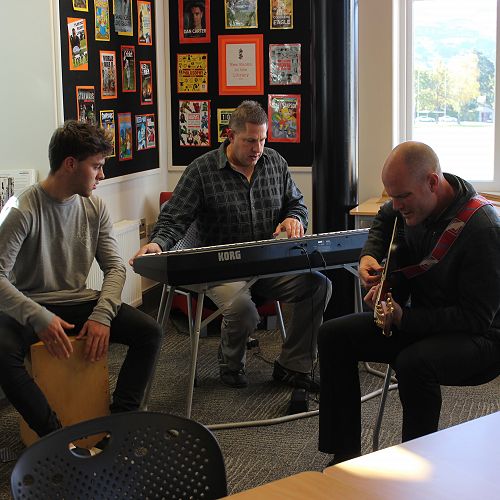 Making beautiful music for Library Week