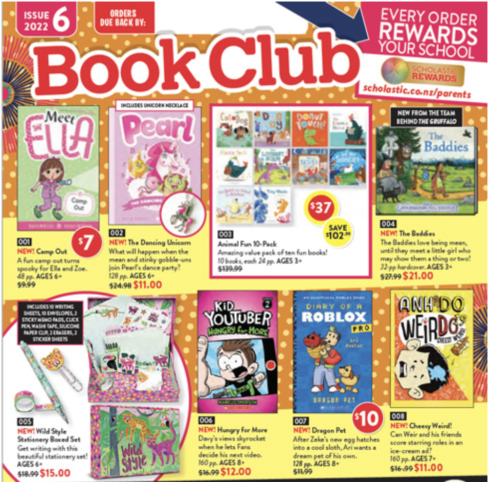 Issue 6 Scholastic Book Club 2022