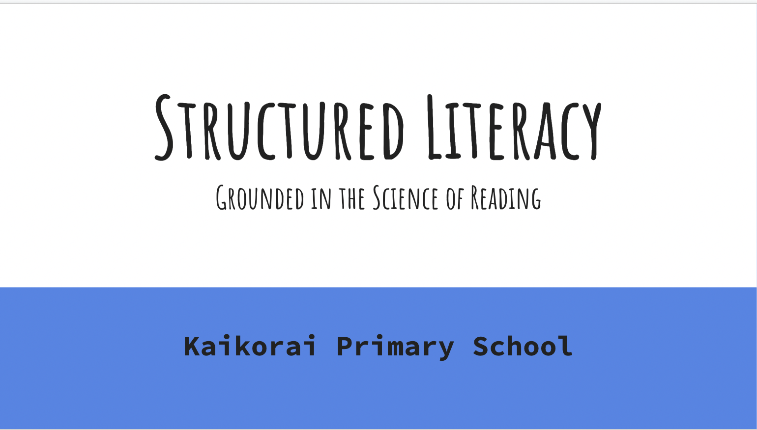 Structured Literacy