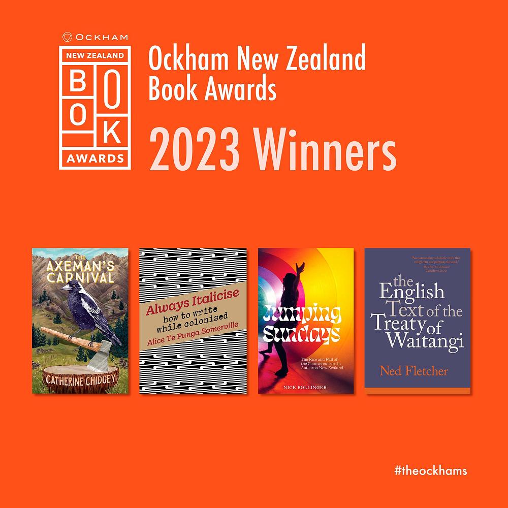 Huge congratulations to the 2023 Ockham New Zealand Book Awards winners