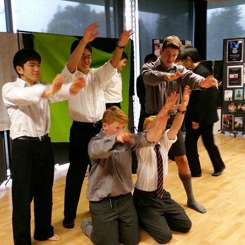 Ichikawa visit 2017. Enjoying a spot of 'drama'! 
