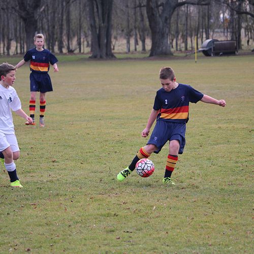 Waihi Football match. A good game that McGlashan were very dominant in. Final score 10-1 to McGlashan.