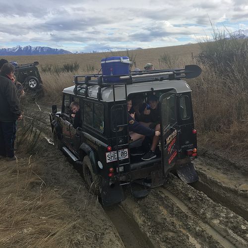 Stuck in the mud Four-wheel driving on Tobin's Track