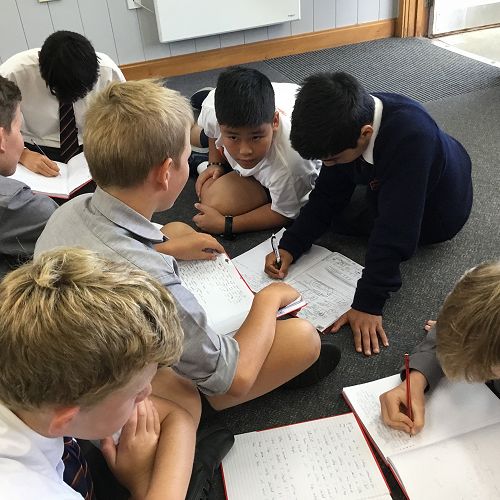 Learning from each other.