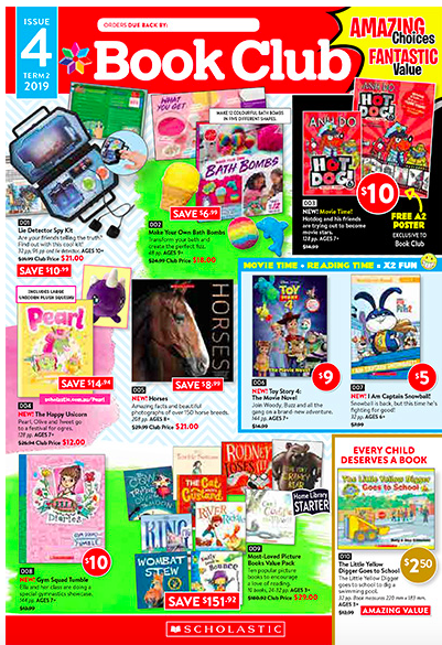 Issue 4 of Scholastic Book Club is now out.