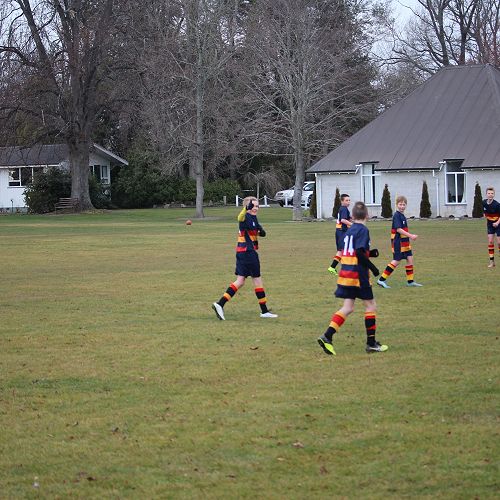 Waihi Football match. A good game that McGlashan were very dominant in. Final score 10-1 to McGlashan.