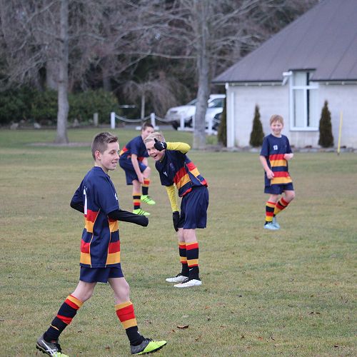Waihi Football match. A good game that McGlashan were very dominant in. Final score 10-1 to McGlashan.