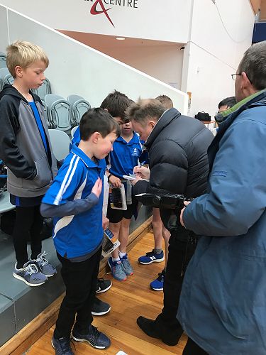 The ODT taking photos and asking for names!
