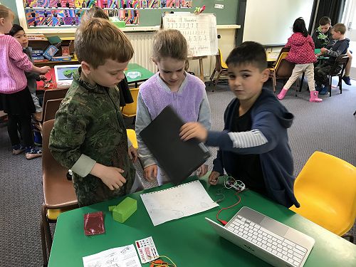 Team work in Room 7 and 9.