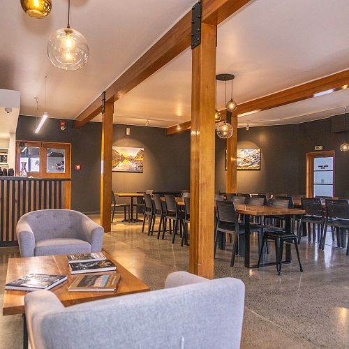 The lodge dining room