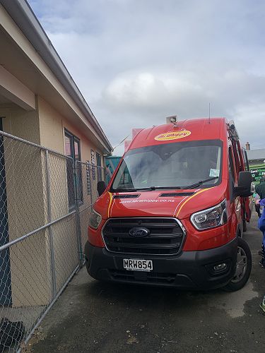 Mr Whippy came to celebrate the opening of our new space! 