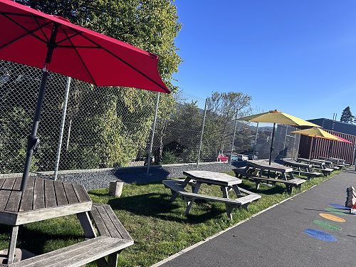 We love our new sun umbrellas!
