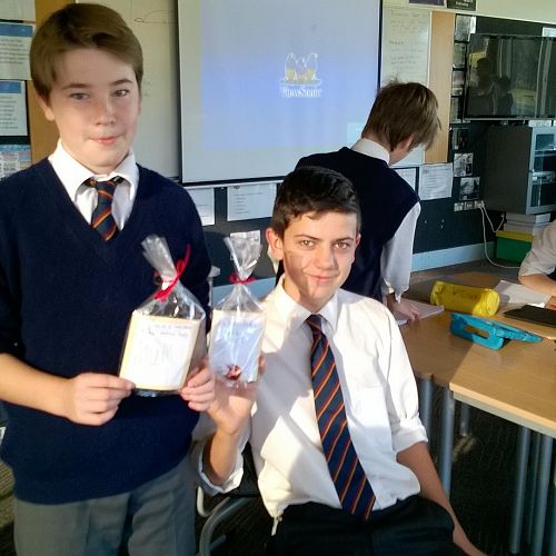Year 9 working hard on mother's day cards.