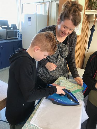 R1 making their costumes