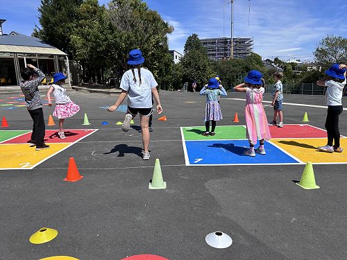 PALS leading a lunchtime game