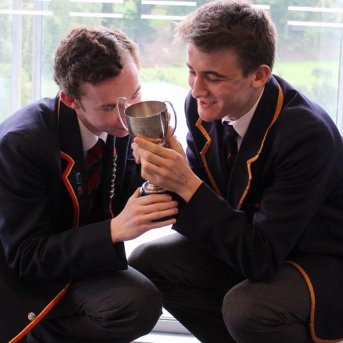 Louis and Joe ted to their precious