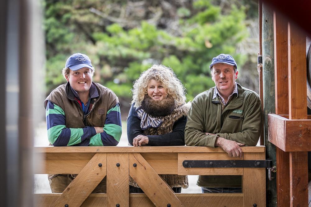 Lachie, Susie and John Elliot at Lammermoor Distillery