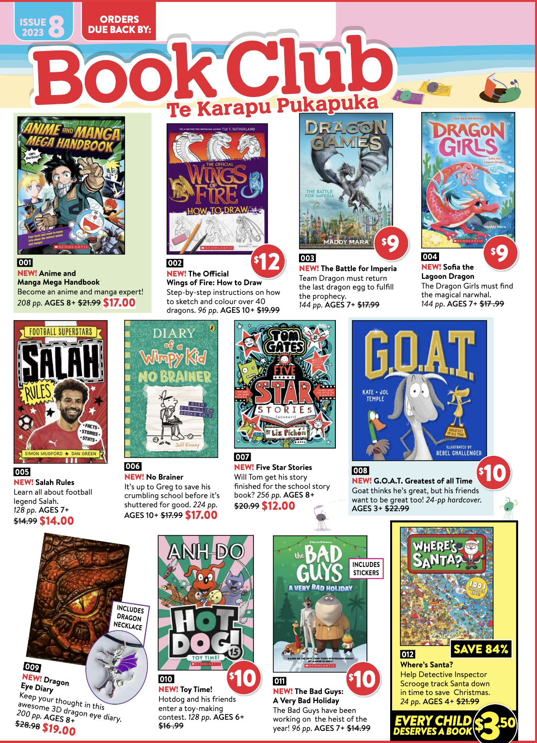 Scholastic Book Club Issue 8