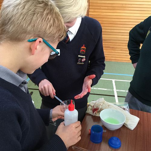 Max and Mikey extracting DNA.