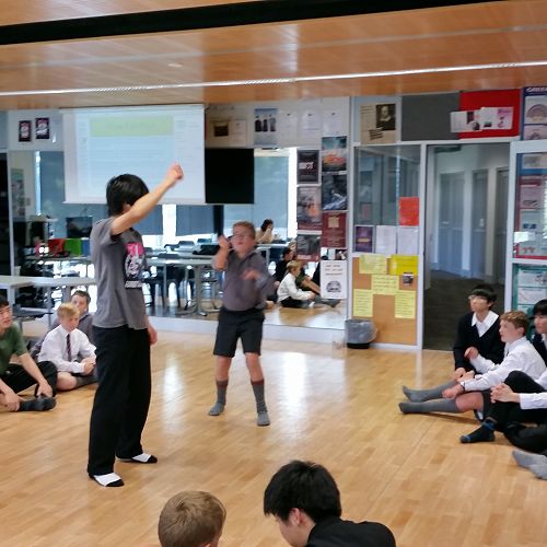 Ichikawa visit 2016 - Drama lesson