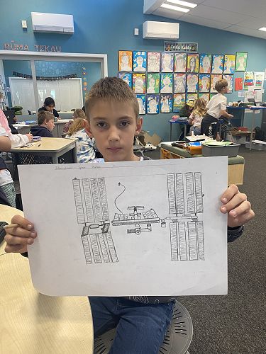 Learning about the International Space Station.