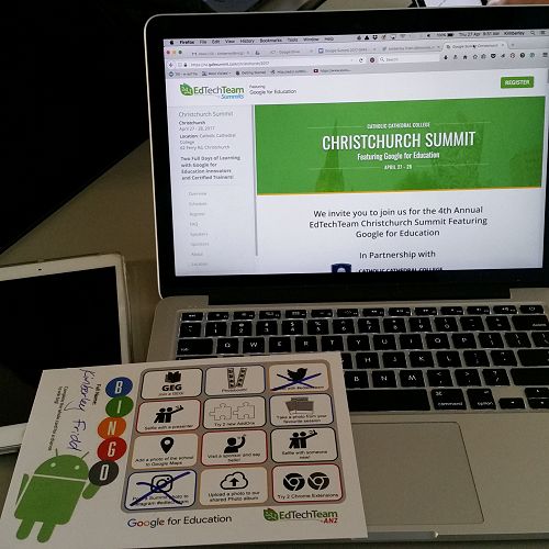 GAFE Summit (Google Apps for Education) in Christchurch.