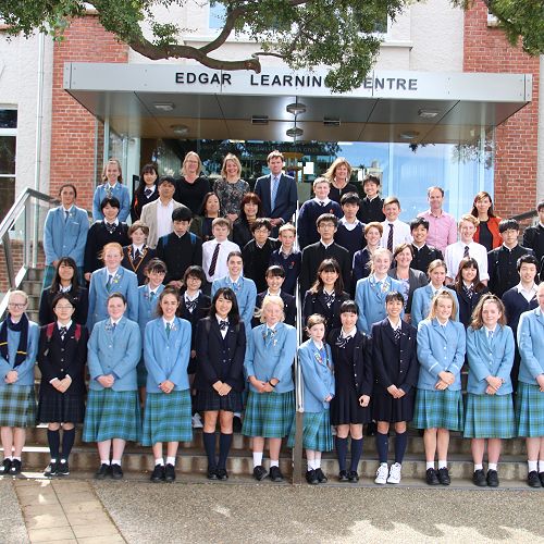 Ichikawa High School Group with their St Hildas and John McGlashan buddies and teachers