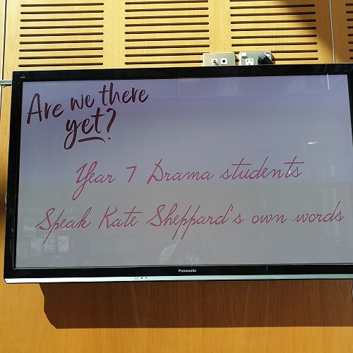 'Are we there yet?' McGlashan Wāhine - Suffrage exhibition