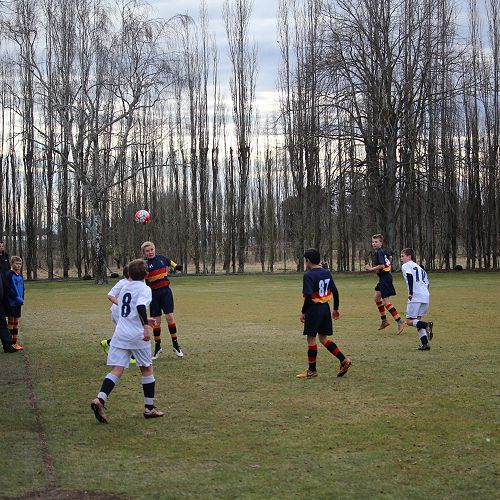 Waihi Football match. A good game that McGlashan were very dominant in. Final score 10-1 to McGlashan.