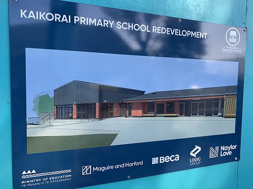 The school is starting to look like the plans!