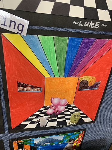 Room 1 Salvador Dali inspired art 