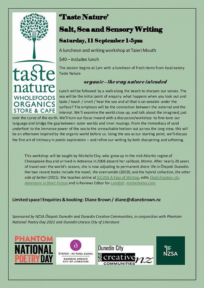 ‘Taste Nature’ Salt, Sea and Sensory Writing