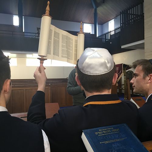 Learning about synagogue protocol
